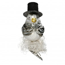 NEW - Inge Glas Glass Ornament - Bird Groom